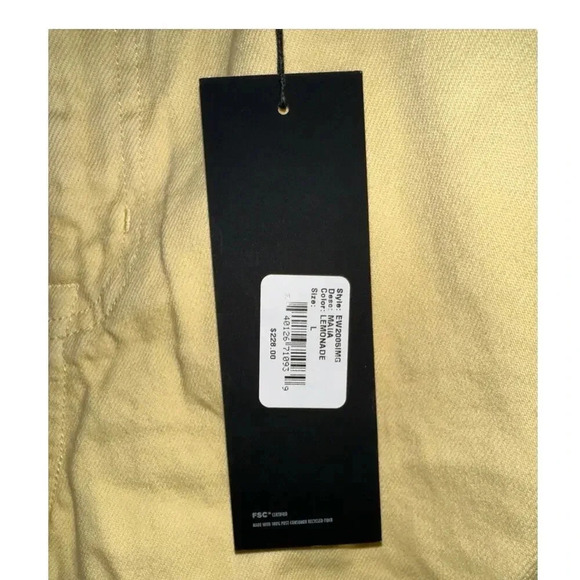 NWT Edwin Maiia Cropped‎ Wide-Leg Jeans In Lemonade | Size L - Picture 4 of 6